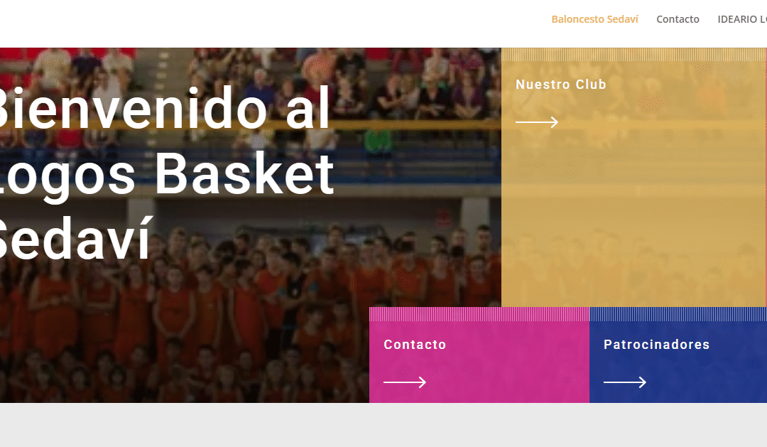 Nueva página web del Logos Basket Sedaví